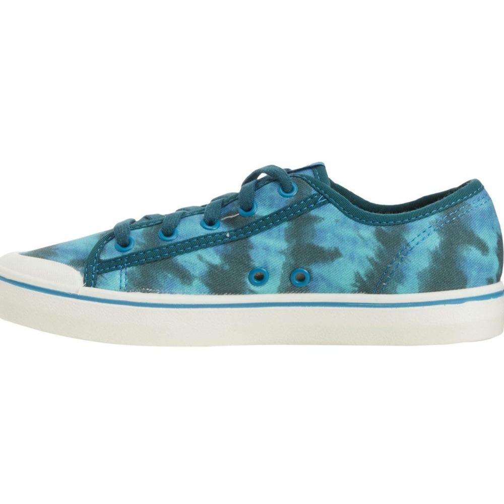Keen Elsa V Sneakers Tie Dye Star White Canvas Womens 9 Shoes Blue Green Laces - Picture 8 of 16
